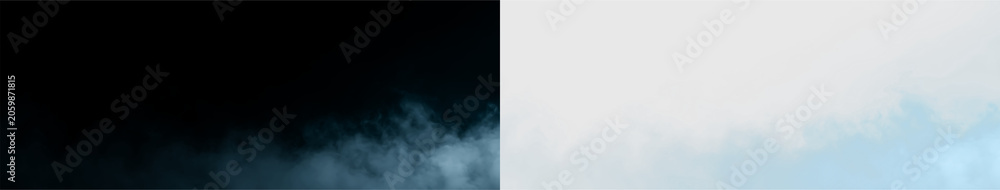 Fototapeta premium Soft blue texture on a transparent background for design use and creative projects