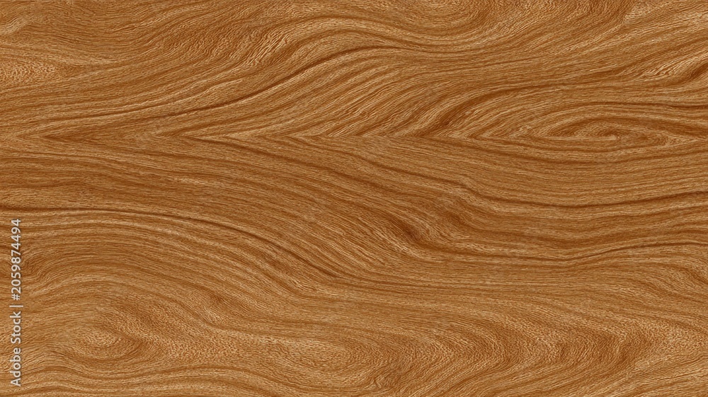 Naklejka premium Elegant wooden texture with natural curves. AI generated