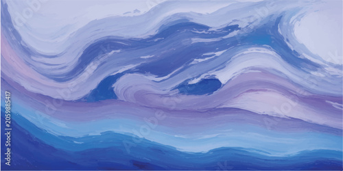 Photos Abstract watercolor gradient background features soft purple and blue hues blend