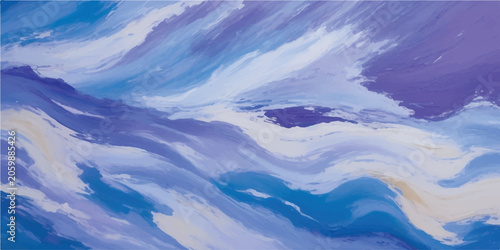 Photos Abstract watercolor gradient background features soft purple and blue hues blend