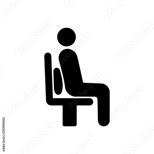 Ergonomic Back Support Icon