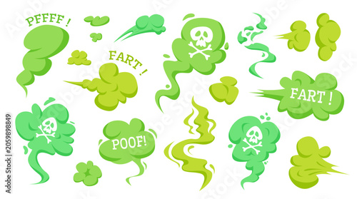 Vászonkép Fart smoke
