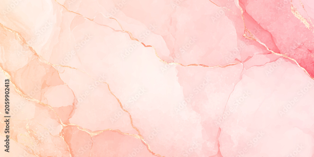 Fototapeta premium Pink marble texture background with high resolution for interior decoration, light pink marble ink abstract background, smudged soft flow liquid watercolor paint splash texture effect illustration,
