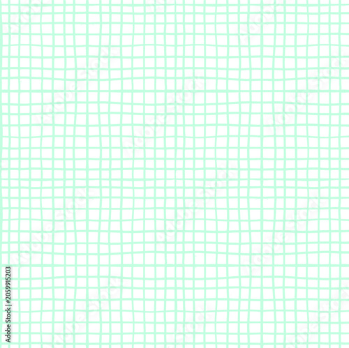 Pastel hand drawn grid pattern 