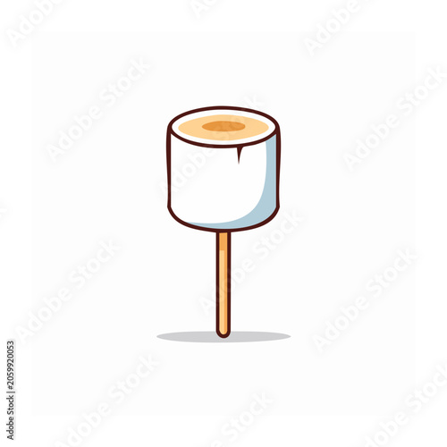 Minimalist 3D wine glass with gold rim