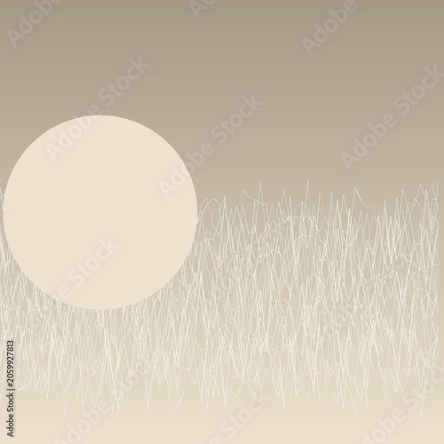 abstract topographic contour poster
