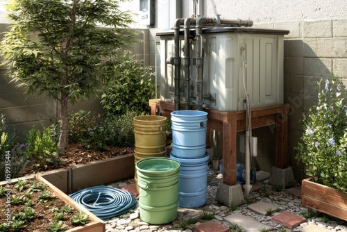 Backyard Greywater Bucket System for Household Water Conservation