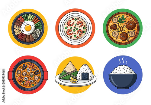 Collection of Delicious Food Illustrations