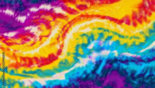 An Abstract Wavy Tie Dye Banner Background Image