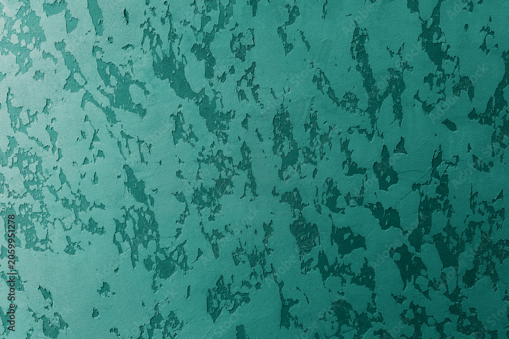 Obraz premium Textured teal background with abstract pattern