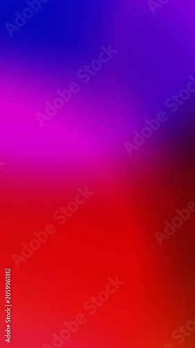 Abstract Vibrant Red and Blue Light Leak Gradient Vertical Background