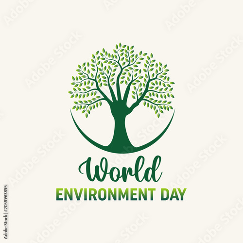 World Environment day,  go green concept design series. Vector illustration