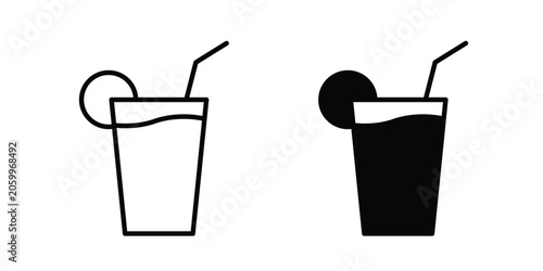 Cuadro en lienzo Lemonade icon
