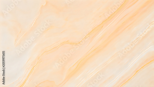 Elegant Peach and Beige Liquid Marble Texture Abstract Background
