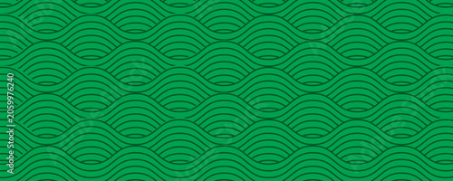 arm green banner, organic abstract background with fields. wavy green lines, natural organic products. ecology background. striped farmer green Pattern