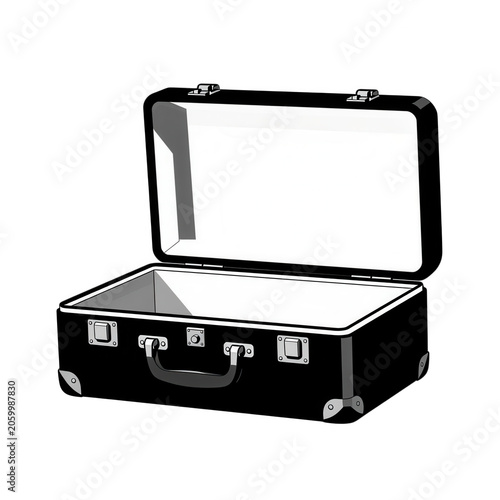 Open Briefcase Transparent Background