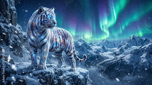 white tiger on blue water