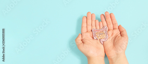 Cuadro en lienzo Colon, colorectal or rectal cancer, inflammatory bowel disease, weight loss, abd