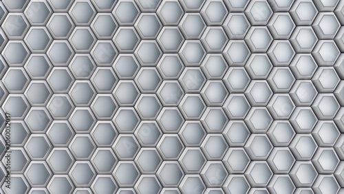 Abstract Hexagonal Pattern Background Design A Seamless Texture of Interlocking Geometric Shapes
