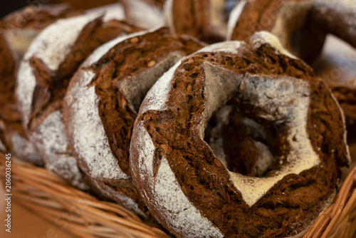 Alpine bread made from wheat and rye flour.
