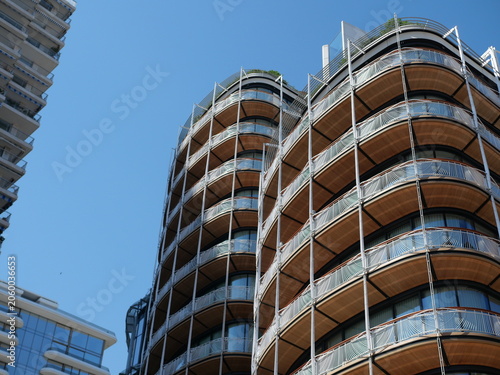 Tableau sur toile Modern Buildings and Urban Architecture in Monaco Principality