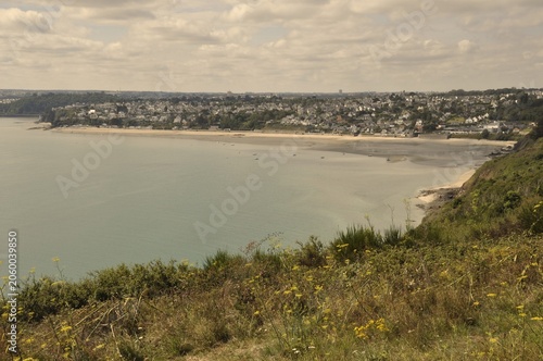 The bay of Saint-Brieuc seen from Martin in Plérin