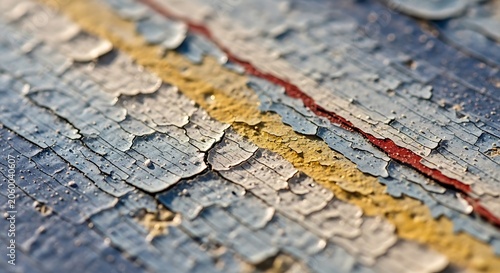 Melting Arctic Ice Crack Close-Up with Water Reflection in Cold Climate