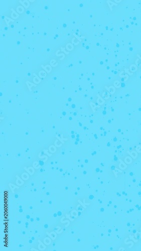 Animated Underwater Bubbles on Blue Background — Vertical Cartoon Ocean Sea Loop Video