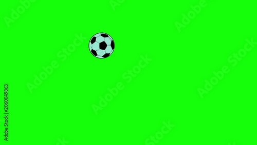 Photo Dynamic with Man on Green Screen Chroma Key Background