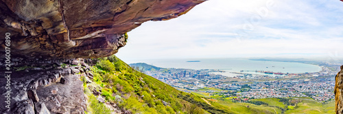 Εκτύπωση καμβά Woodstock Cave, archeological heritage site, on side of Table Mountain, Cape Tow