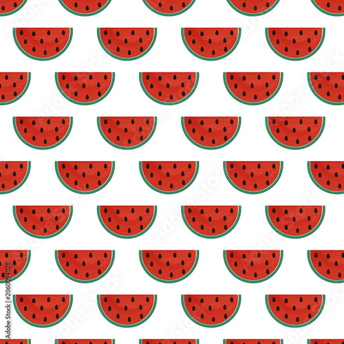 seamless pattern with Watermelon