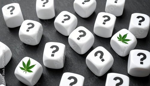 black and white dice background
