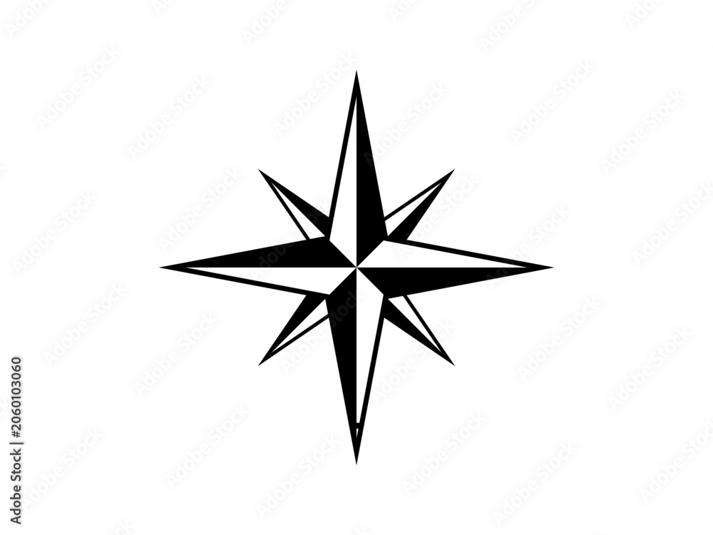 Fototapeta premium compass symbol