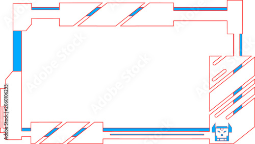 Mecha gaming border