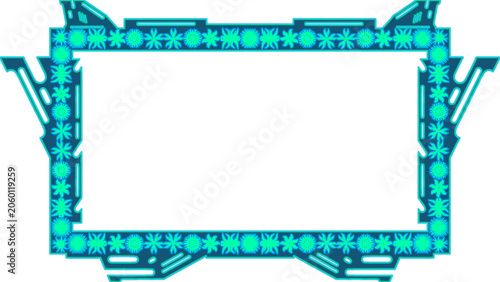 Patterned gamer border