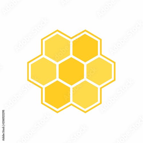 Honeycomb pattern illustration