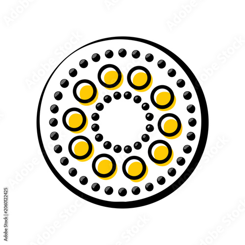 gear icon vector illustration