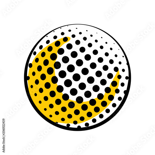vector illustration of a circle icon