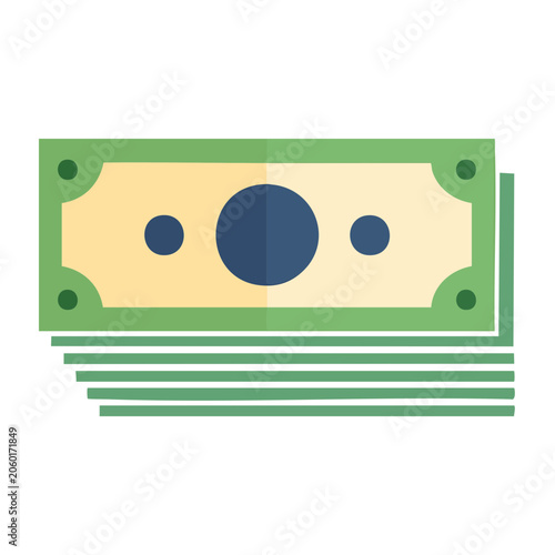 Flat design smiley face icon