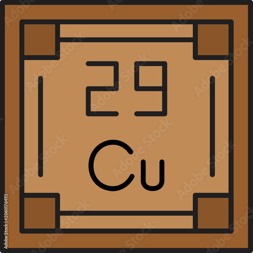 Fotografie Copper icon