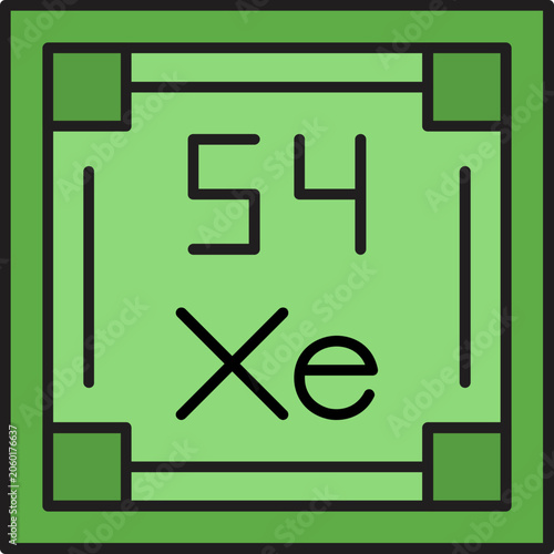 Vászonkép Xenon icon