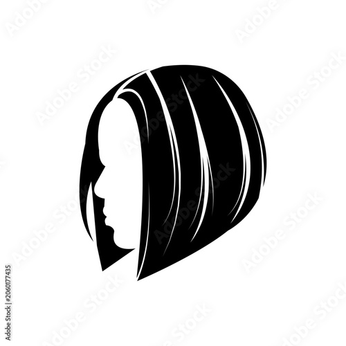 female hair illustration design