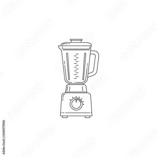 Blender icon line drawing