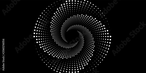Sound pulsation circles set. Vector illustration of purple radio waves isolated on black background.