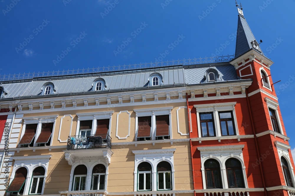 Obraz premium Spittal an der Drau, town in Carinthia state in Austria.