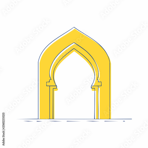 Islamic Archway Icon