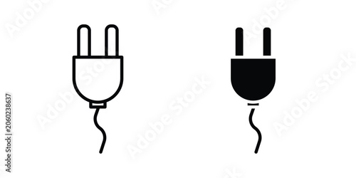 Quadro su tela Plug icon