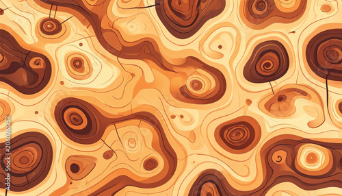 Brown and orange abstract background texture.