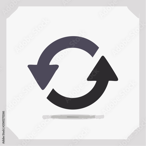Circular Arrows Refresh Icon
