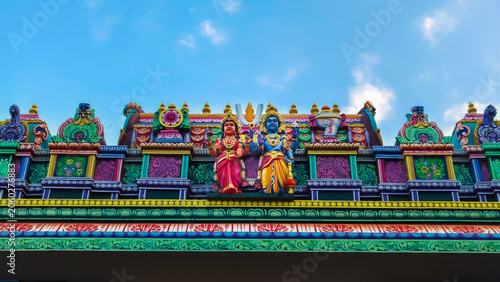 Tableau sur toile Ashtalakshmi Temple in Besant Nagar Chennai, Tamil Nadu, India
